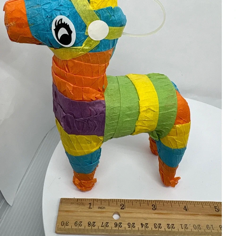 Colorful‎ Striped Llama Pinata Party Decoration Fiesta Celebration Loot 7